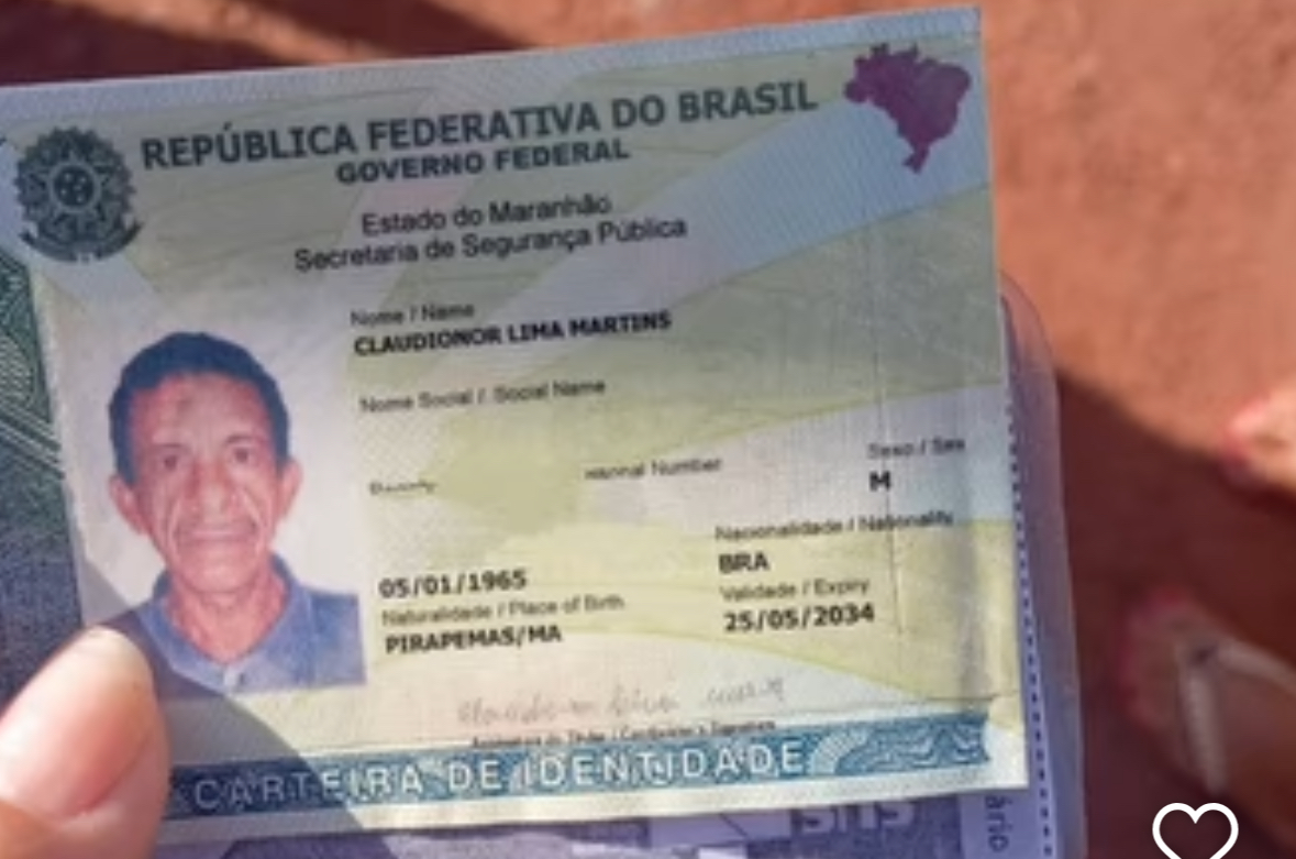 Foto da vítima