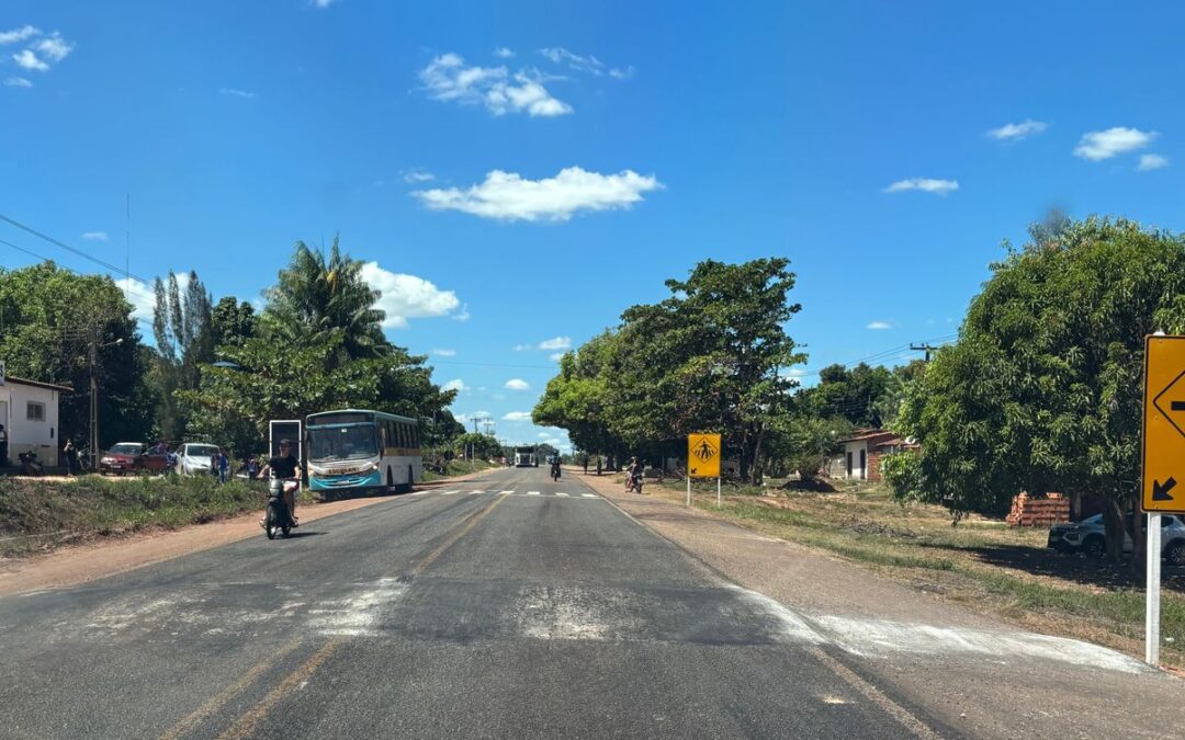 Redutor de velocidade é implantado na BR-222, no povoado Leite