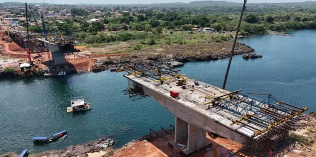 Obras de reconstrução da ponte que liga MA ao TO estão 75% concluídas, diz DNIT.