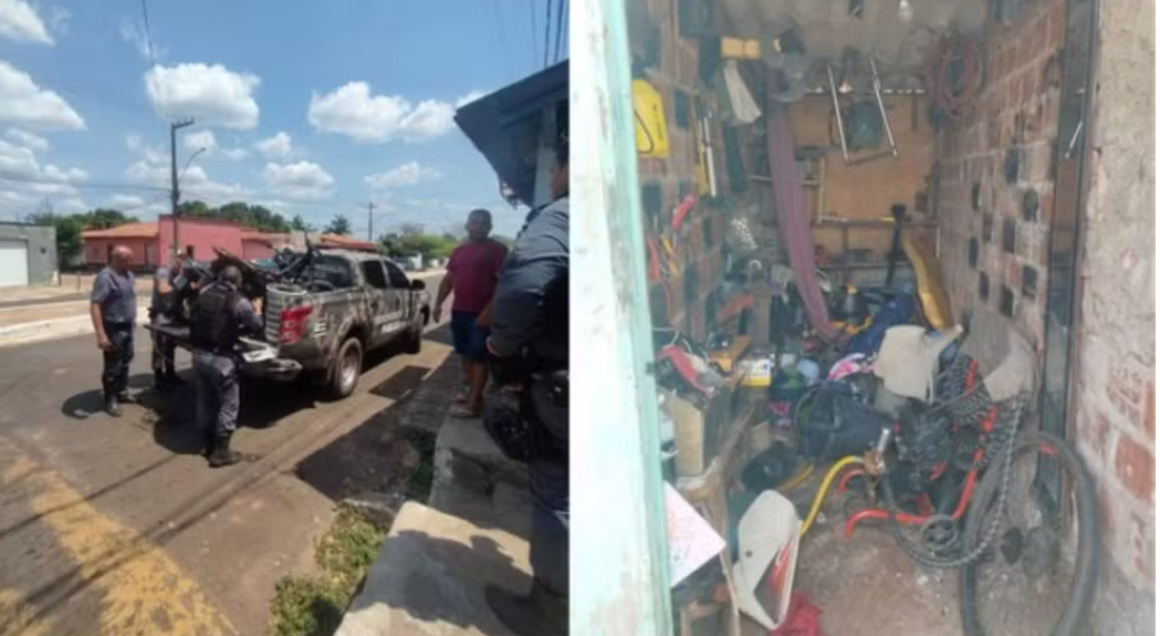 Polícia Militar descobre desmanche clandestino de motocicletas em Coelho Neto.