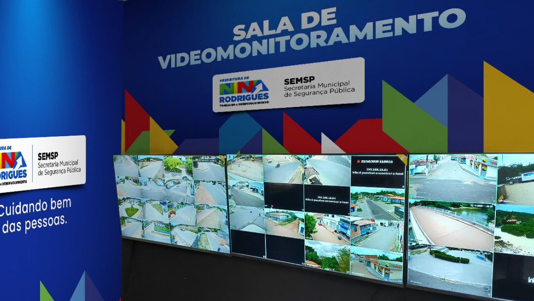 Prefeito Jones Braga inaugura moderno sistema de videomonitoramento em Nina Rodrigues.