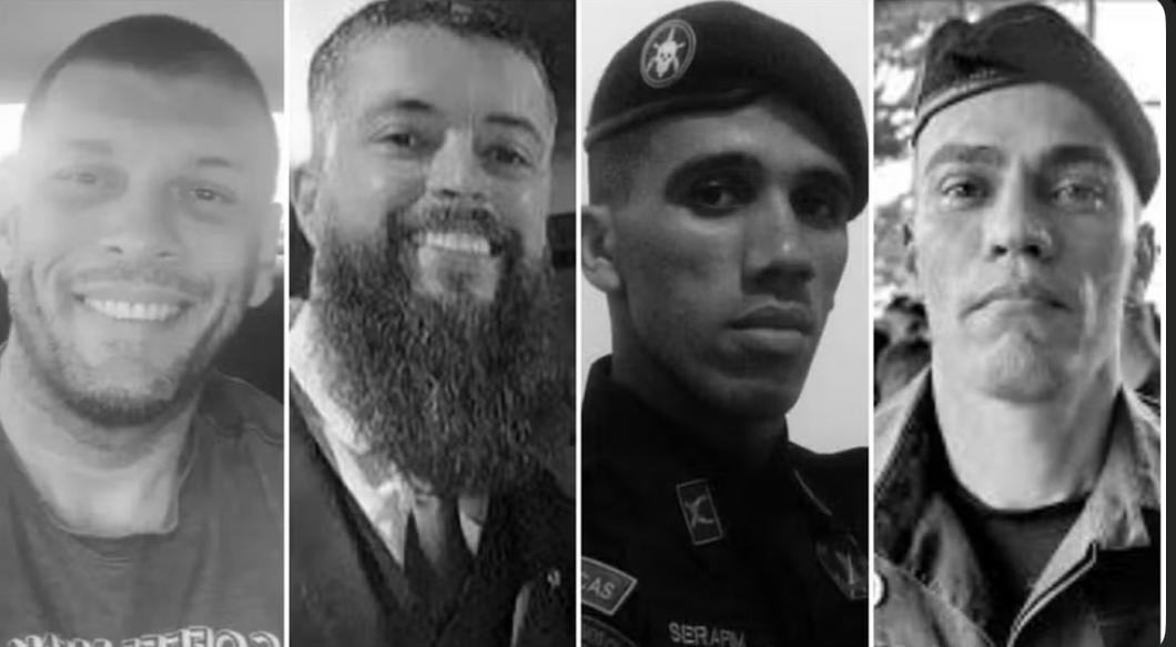Saiba quem são os quatro policiais mortos na operação mais letal da história do Rio de Janeiro.