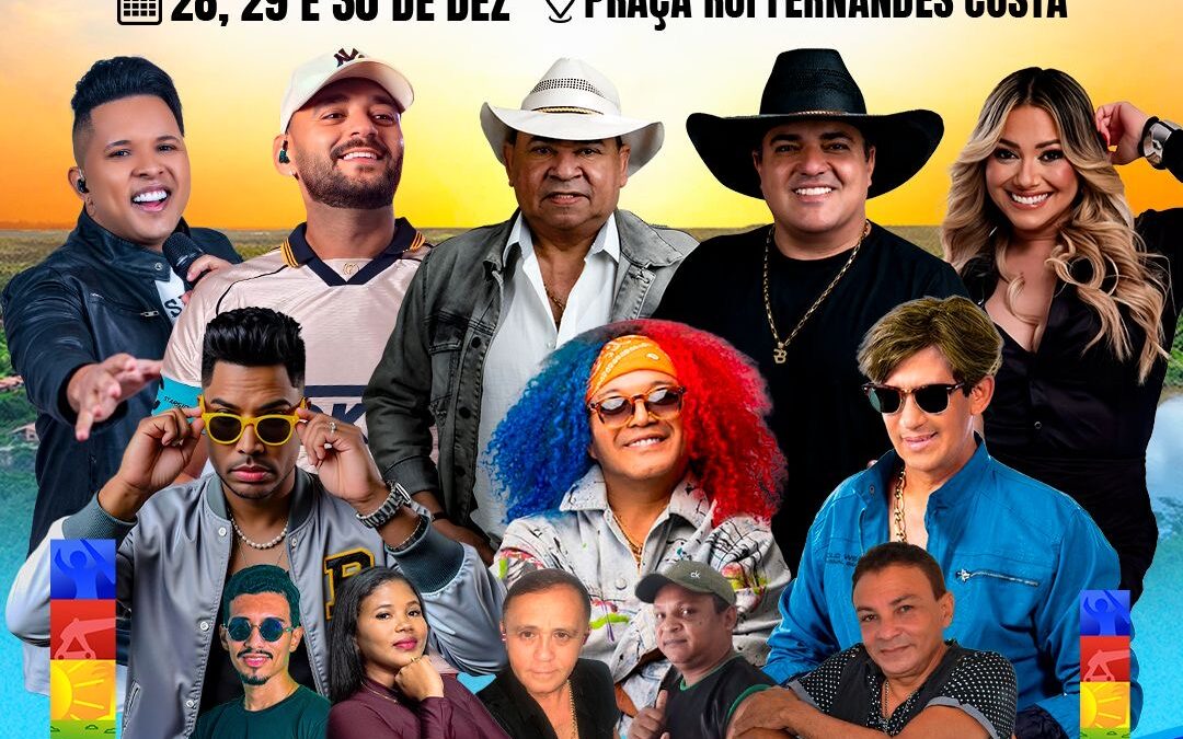 Nina Rodrigues celebra 64 anos com três dias de festa e grandes atrações.