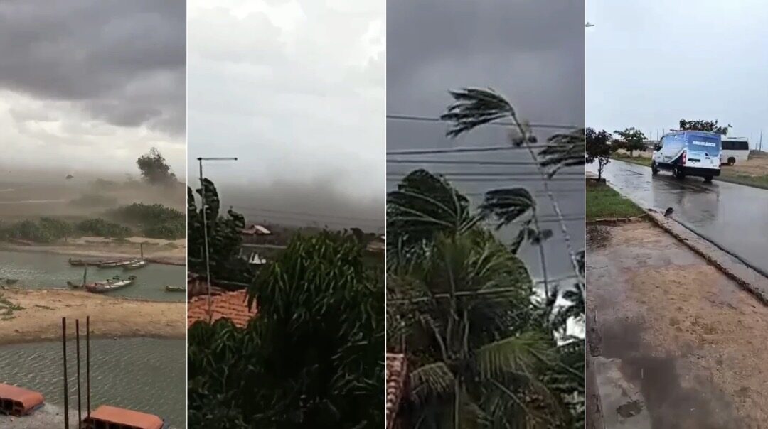 Vendaval causa morte de pedreiro e danos em casas em São Bento (MA)