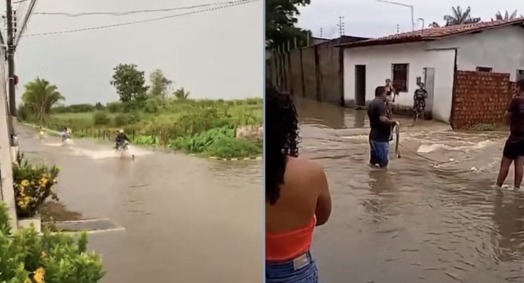 Santa Rita decreta situação de emergência após chuvas e danos em vias e casas